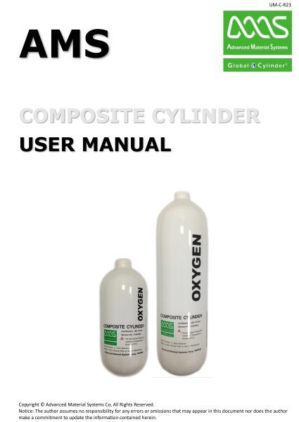 AMS Composite Cylinders User Manual